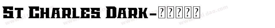 St Charles Dark字体转换